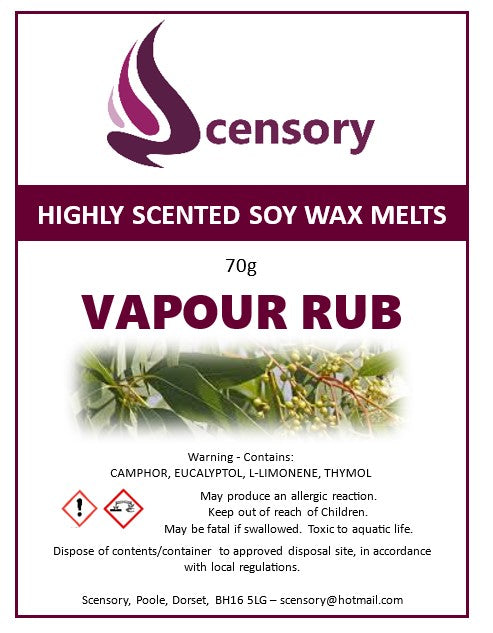 Vapour Rub Scented Wax Melt Pack