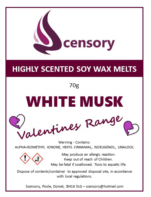 White Musk Purfume Scented Wax Melt Pack